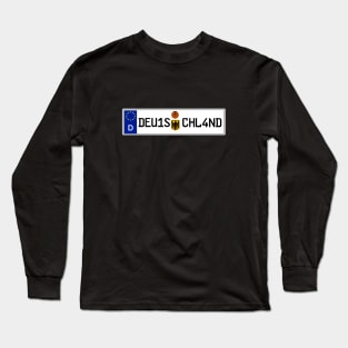 Germany car license plate Long Sleeve T-Shirt